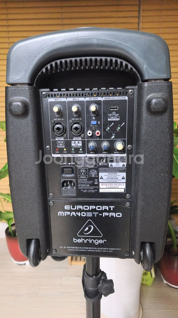 mpa40bt pro 베링거 앰프--3