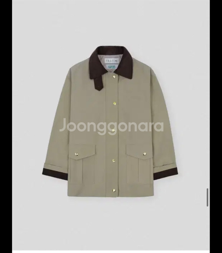 틸아이다이Coloring collar point 자켓--1