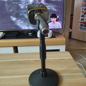블루투스마이크와 마이크스탠드거치대