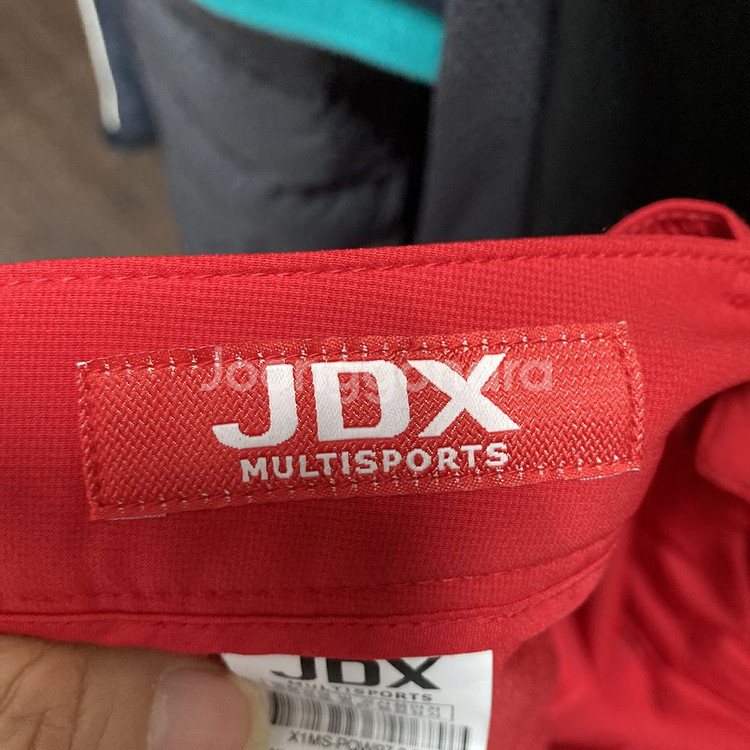 JDX 택새상품 여성골프스커트 레드 최상 28 영구제--2