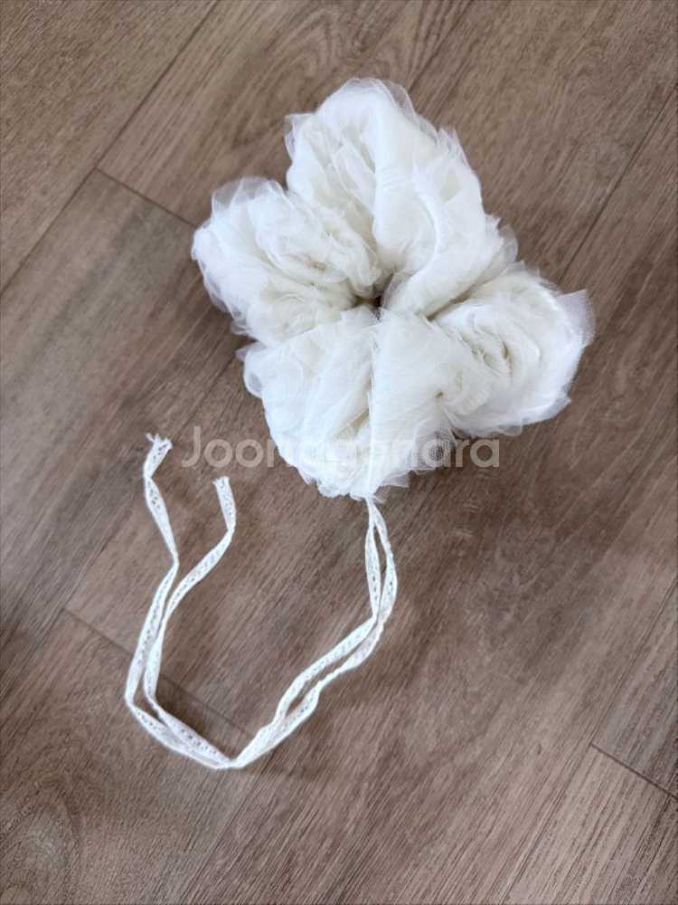 아비에무아 로즈 드롭 헤어 스크런치--4
