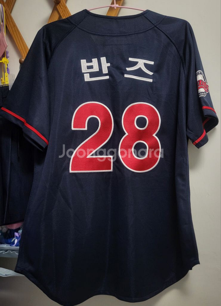 2022 롯데 자이언츠 원정 어센틱 유니폼 반즈 마킹--1
