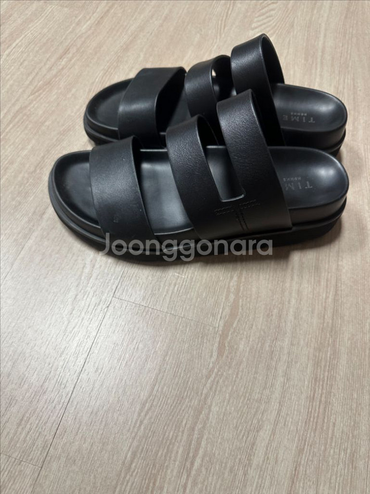 타임옴므 샌들 블랙--1