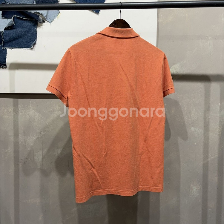 (100) 라코스테 캐주얼 자수 반팔 카라티--3
