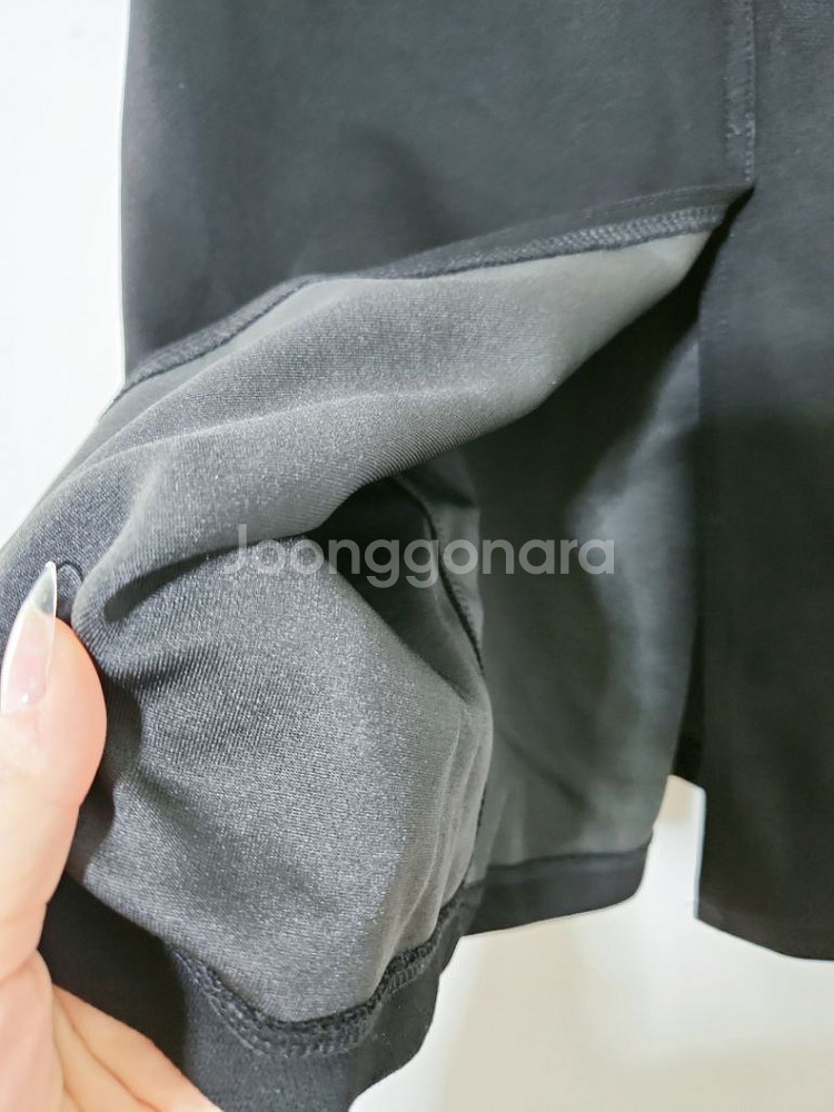 초초!! 고퀄리티 힙하게 편하게 카고 롱 스커트 블랙색--5