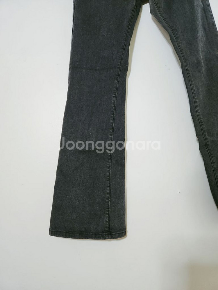 부츠컷 블랙 데님팬츠 M~L 스판있음--3