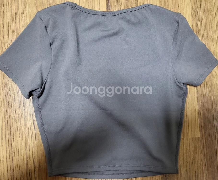 젝시믹스 젤라 인텐션 스퀘어 크롭탑 토프그레이 M--3