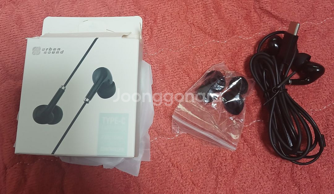 어반사운드 c타입 유선 이어폰 팝니다--0