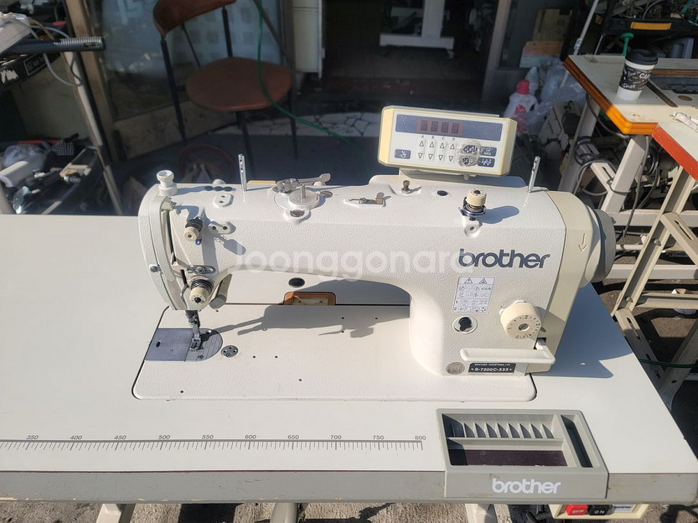 미싱 중고미싱 공업용미싱 부라더 7200c-303무소음--1