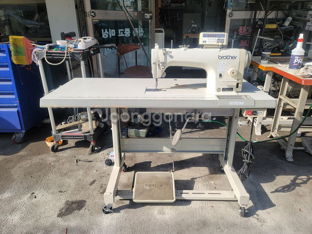 미싱 중고미싱 공업용미싱 부라더 7200c-303무소음--5