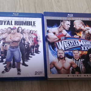 wwe 블루레이 2개