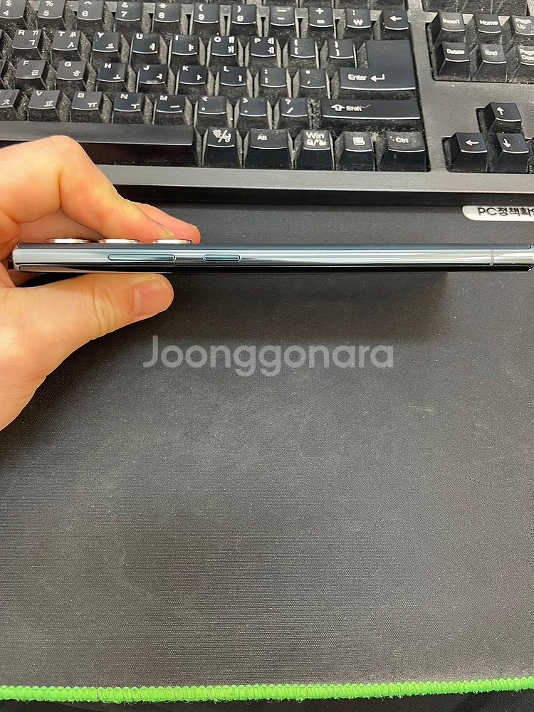 갤럭시S22울트라 256GB 그린 무잔상 상태좋은 중고--3