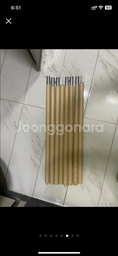 [1회 사용] 아릭시 타프폴대 2.4m 2조--5