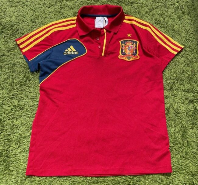 아디다스 국대 스페인 여자 져지 반팔 95/M--0