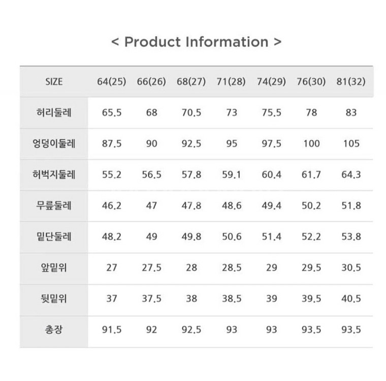 칼라거펠트 데님 팬츠(30) ㅡ새상품--9