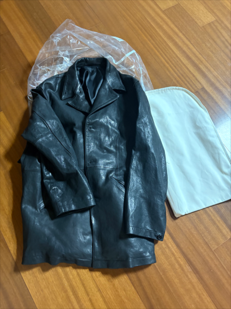 유스 워시드 레더자켓 s사이즈 youth 가죽