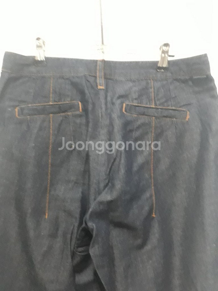 캘빈클라인 여성 린넨 혼방 팬츠--5