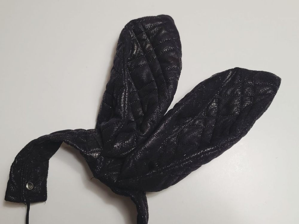 블랙 토끼 머리띠 헤어밴드/ 할로윈 파티촬영소품 코스튬 이미지