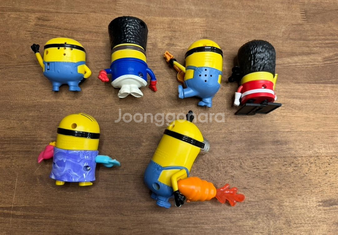 맥도날드 해피밀 미니언즈 6종--1