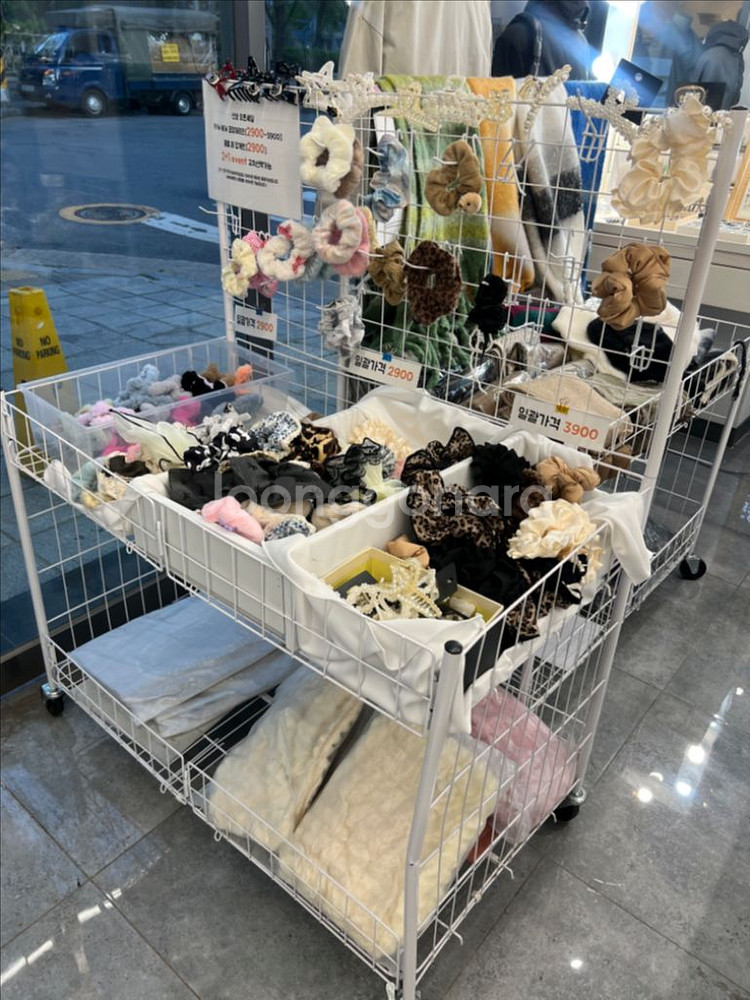 네트망 이동식 매대 진열대 선반 1개--0