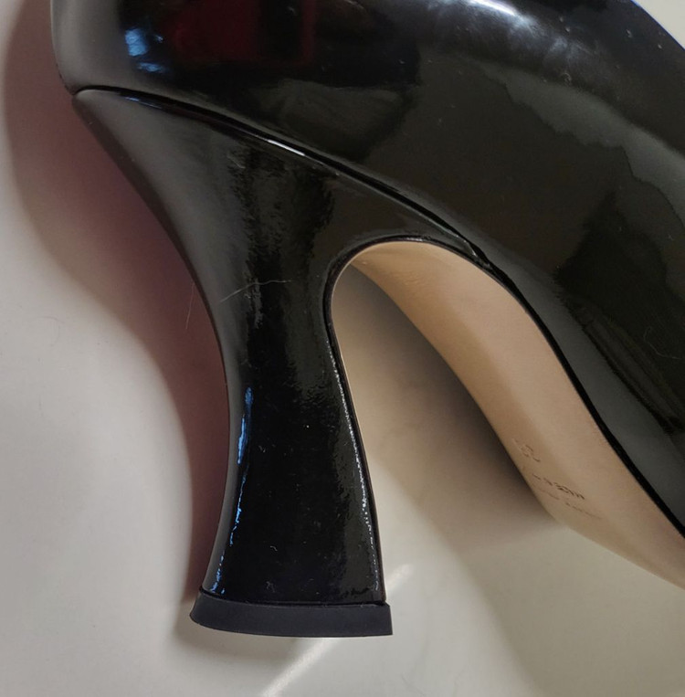 미우미우 miu miu 블랙 보우 펌프스--5