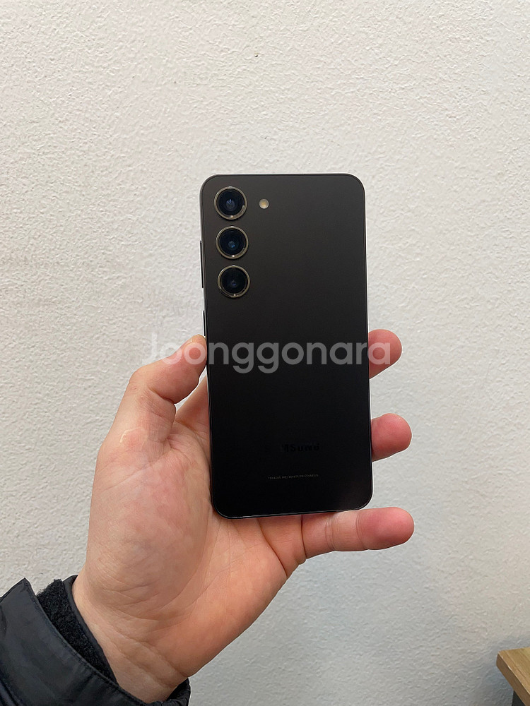 갤럭시S23 블랙 256GB 무잔상 상태좋은 중고팝니다--0