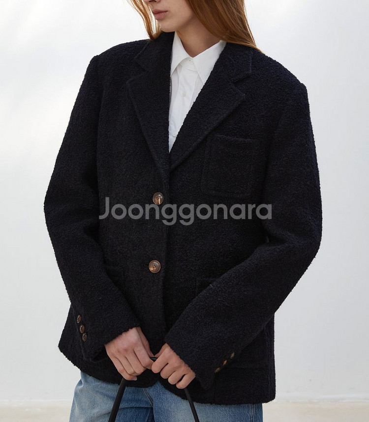 노티아/ WOOL FANCY YARN JACKET--2
