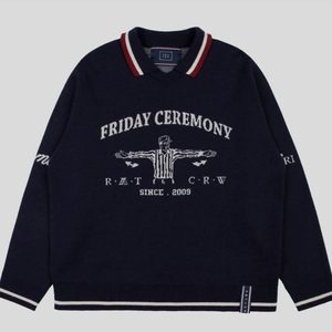 로맨틱크라운 니트 s / 1회 착용