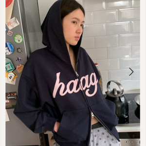 헤이그 a mix hoodie zip-up 후드집업