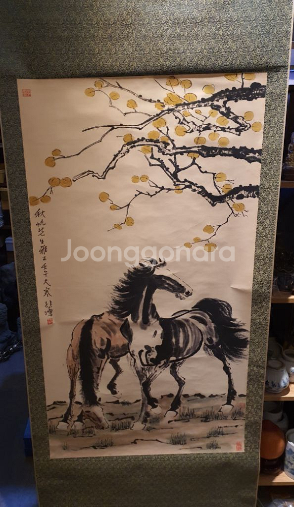 말그림 족자--0