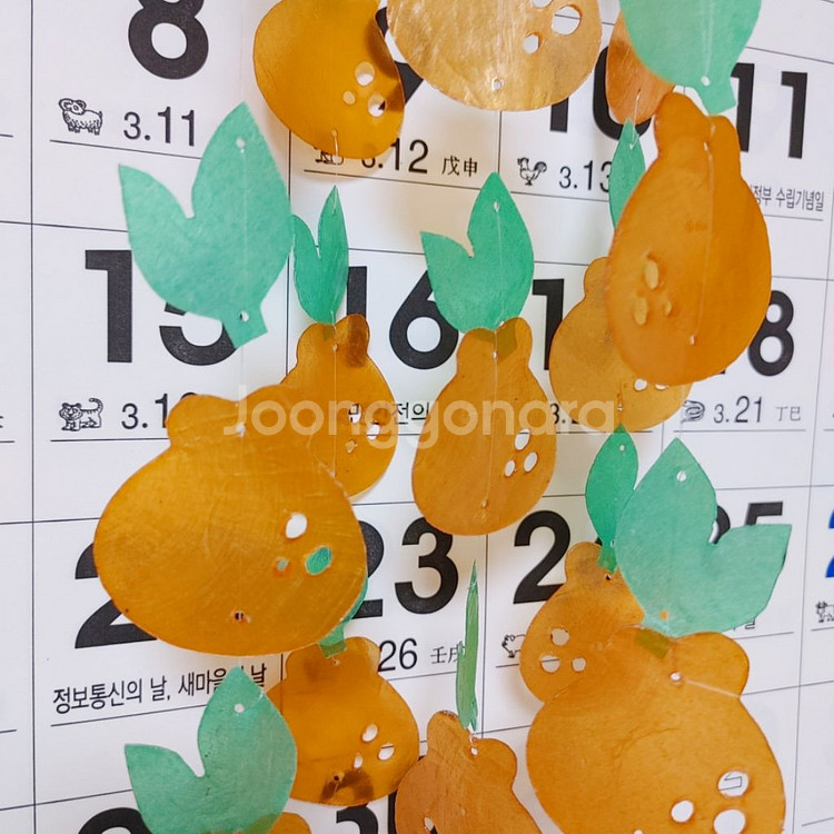 한라봉 자개 모빌--1