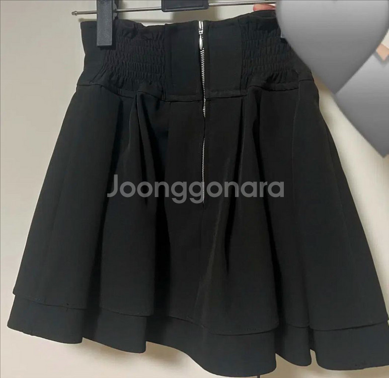미셸마카롱 미각스커트 블랙 xs / 양산형지뢰계스나계--1
