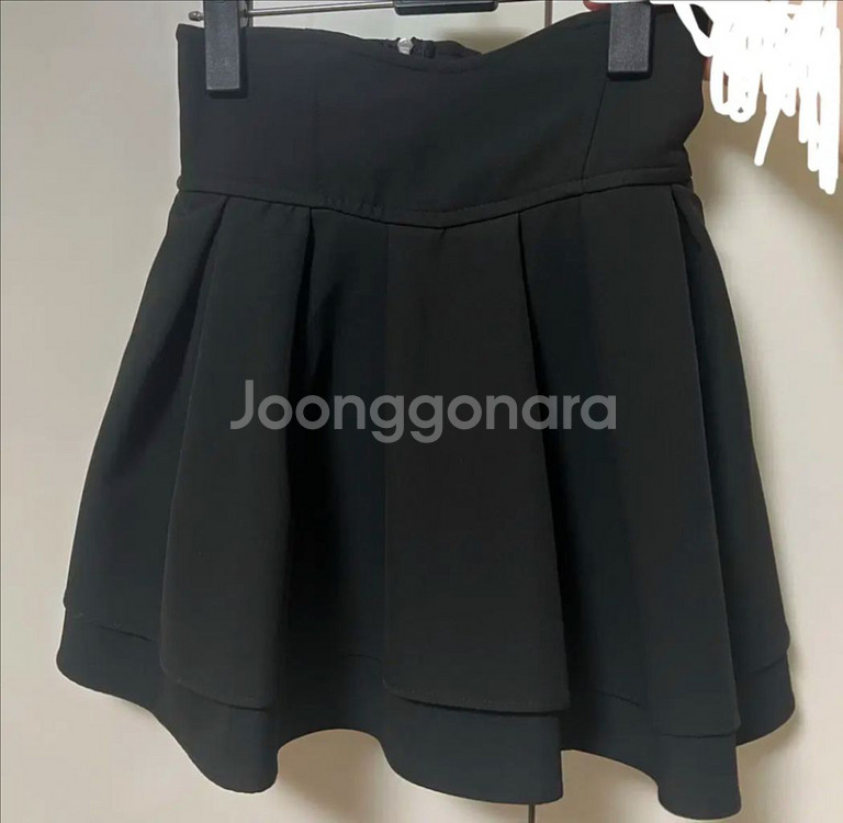 미셸마카롱 미각스커트 블랙 xs / 양산형지뢰계스나계--2