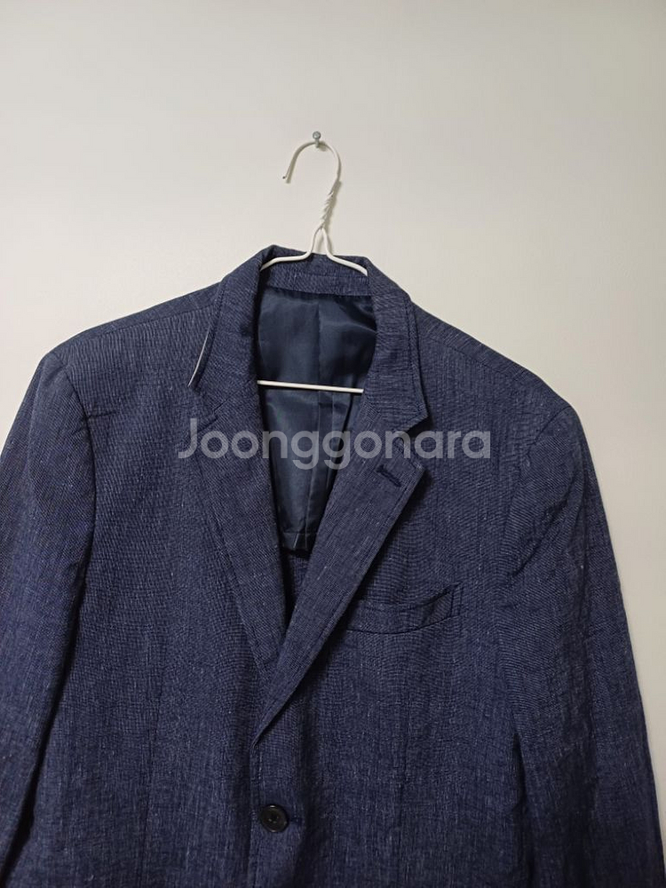 남성 스파오 면.린넨 캐주얼자켓 (스판.슬림100)--1