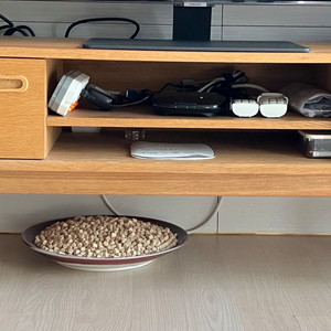 TV 장식장 순수 원목