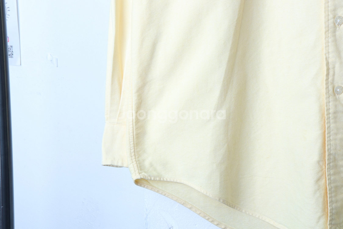 (L-XL) 폴로 랄프로렌 셔츠 남방 옥스포드 노랑--3