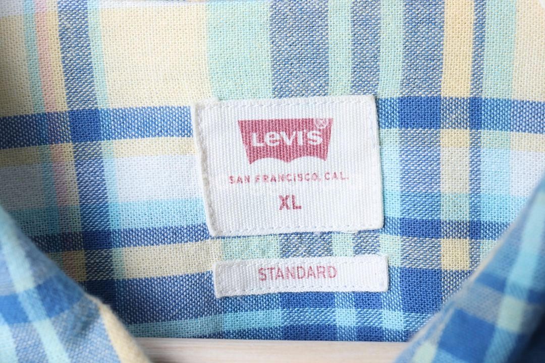 (XL) 리바이스 셔츠 남방 웨스턴 체크 한정판--5