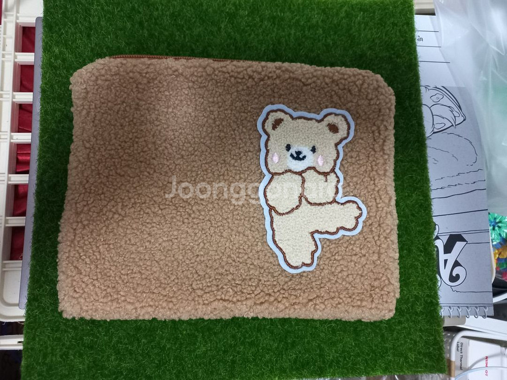 곰돌이털파우치--0