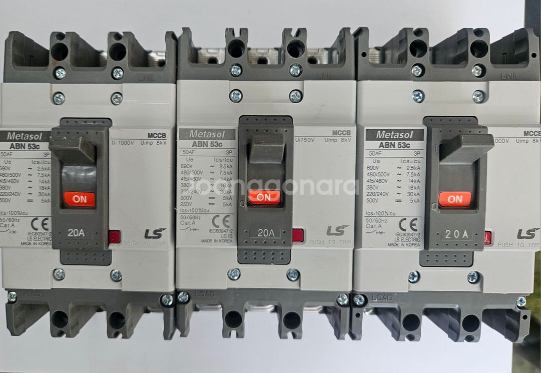 LS mccb 배선차단기 ABN 53c 20aA 3p--3
