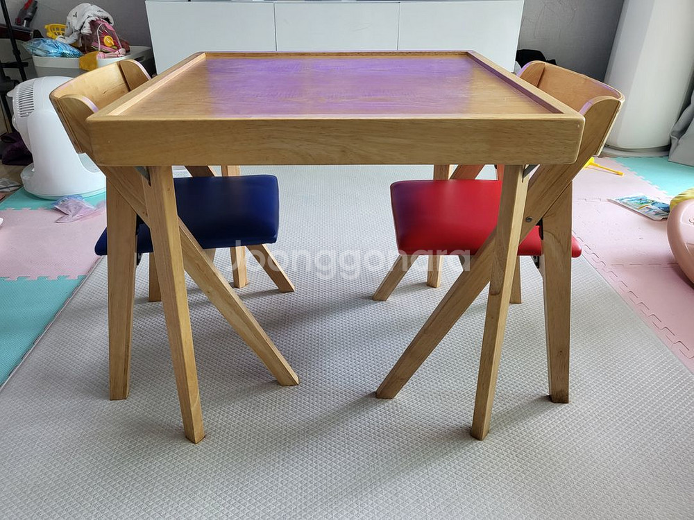 아기책상의자세트--1