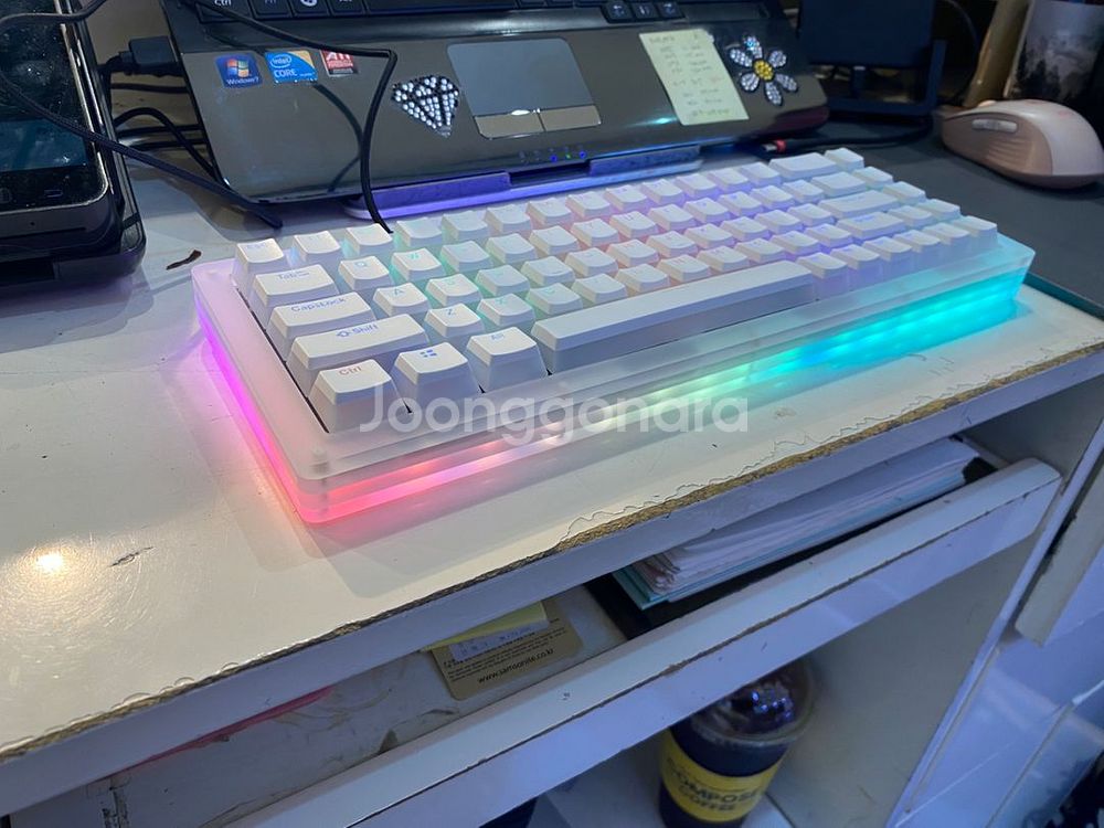 EPOMAKER TK68 아크릴 유무선 기계식 키보드--0