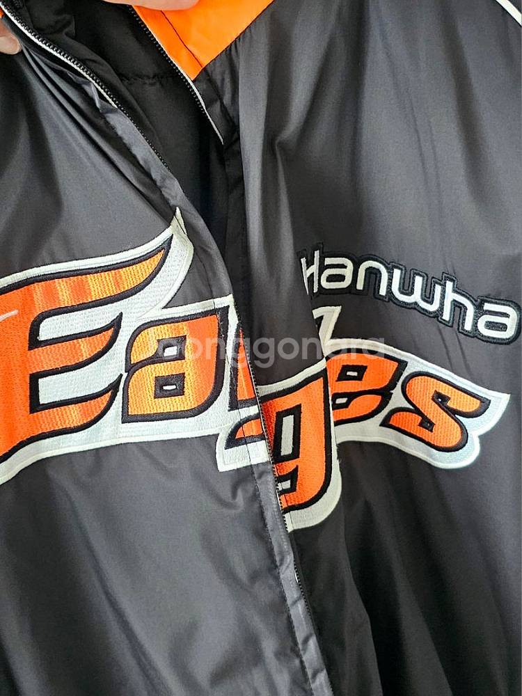 <택포> 한화 미즈노 어센틱 동계점퍼--1
