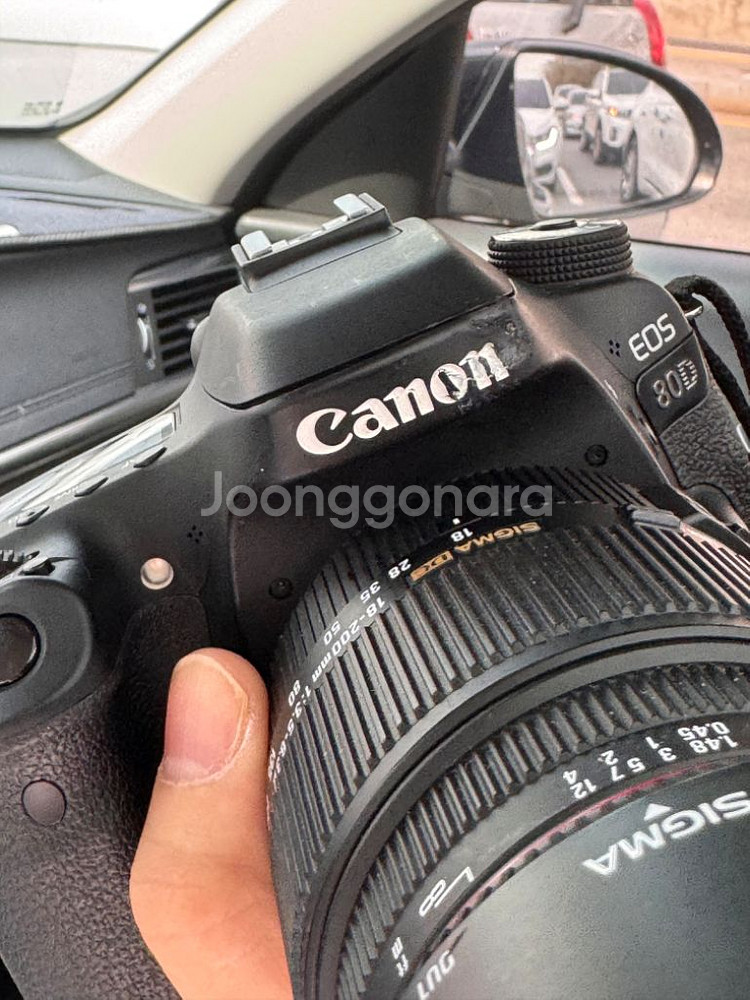 캐논 eos 80d 시그마18-200 세트로 팝니다--3