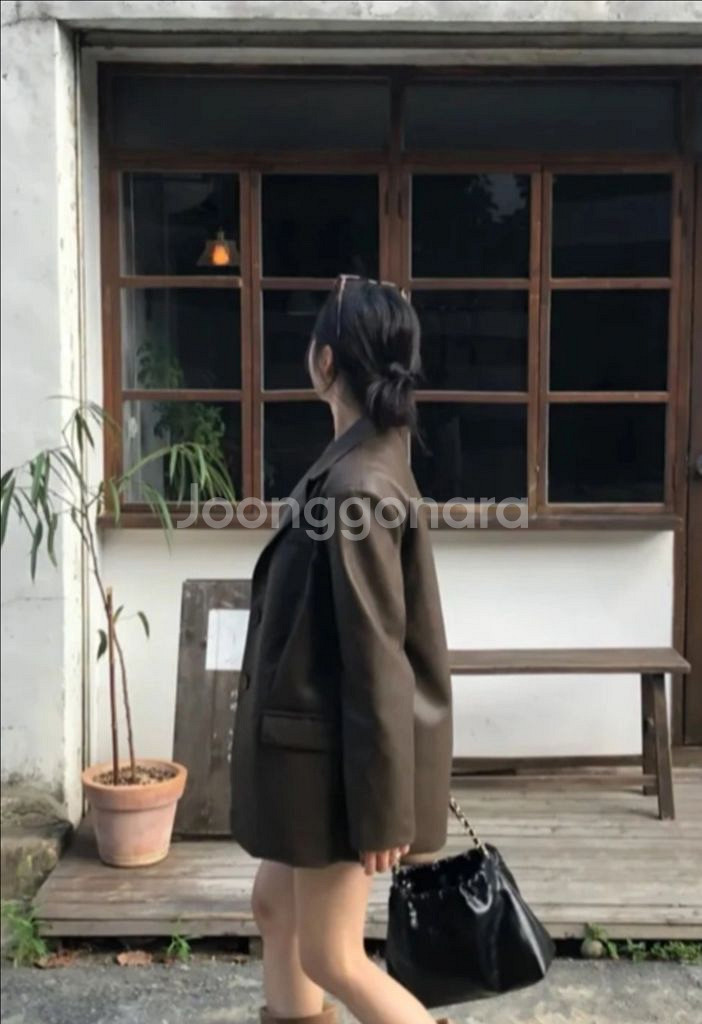 품절상품) 여성 봄,가을 레더자켓--0