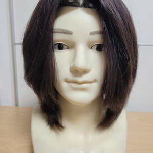 남성 장발 인모 통가발