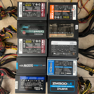 브랜드 파워서플라이 500W 일괄판매 합니다!