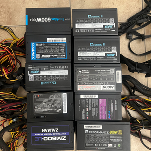 브랜드 파워서플라이 600W 일괄판매 합니다!