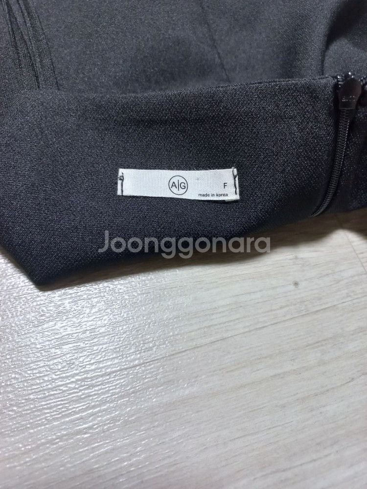 (F)블랙 미니 민소매 원피스 블랙/민소매 티--1
