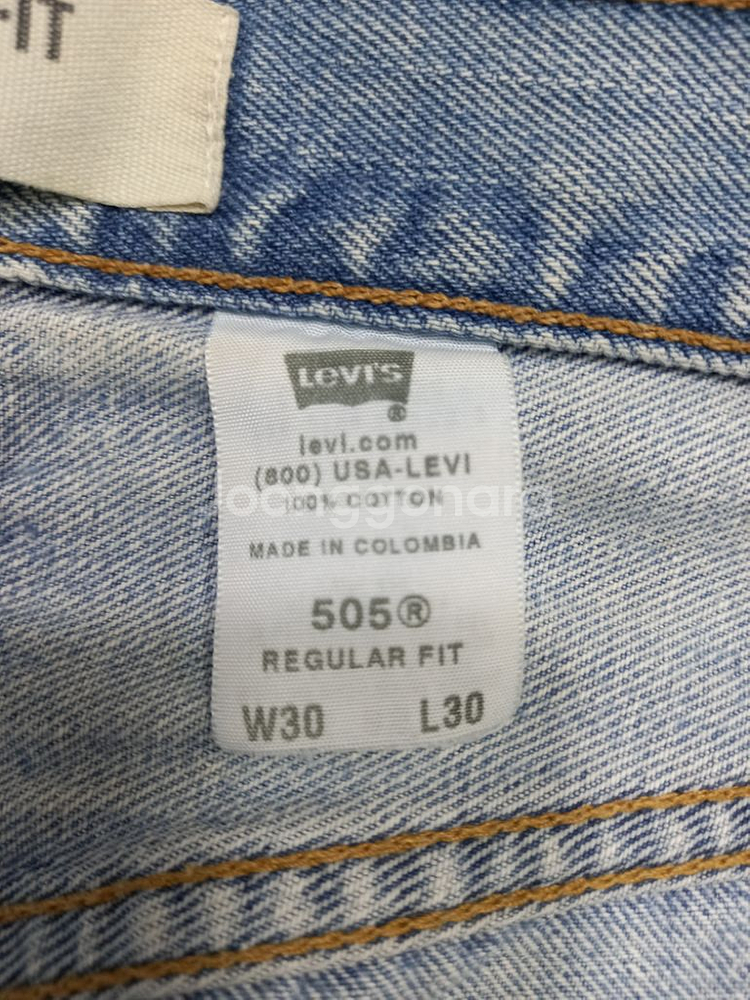 29 03년 리바이스505 일자진 연청 29-500--6