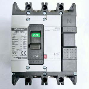 LS mccb 배선차단 ABN104C 75A 4p